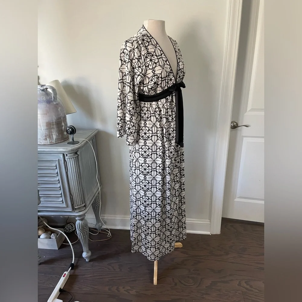 KATE SPADE DREAM A LITTLE DREAM LOUNGING MAXI DRESS
